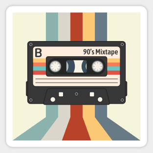 Vintage cassette tape Sticker